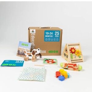 NWT TOOKYLAND Educational Age Toy Box for Preschool Kids and Toddlers